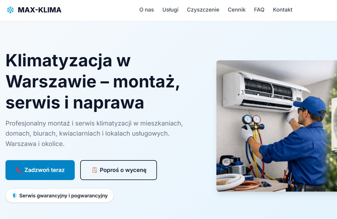 Projekt wizytówki firmowej